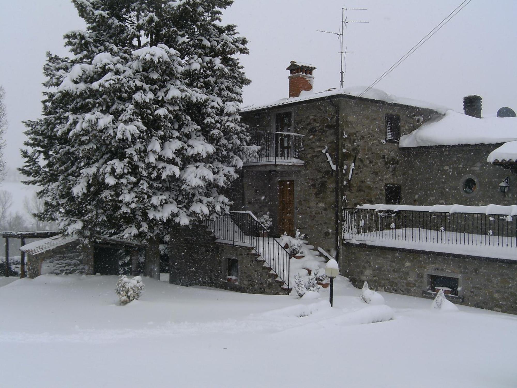 Agriturismo La Casina Caprese Michelangelo Bagian luar foto