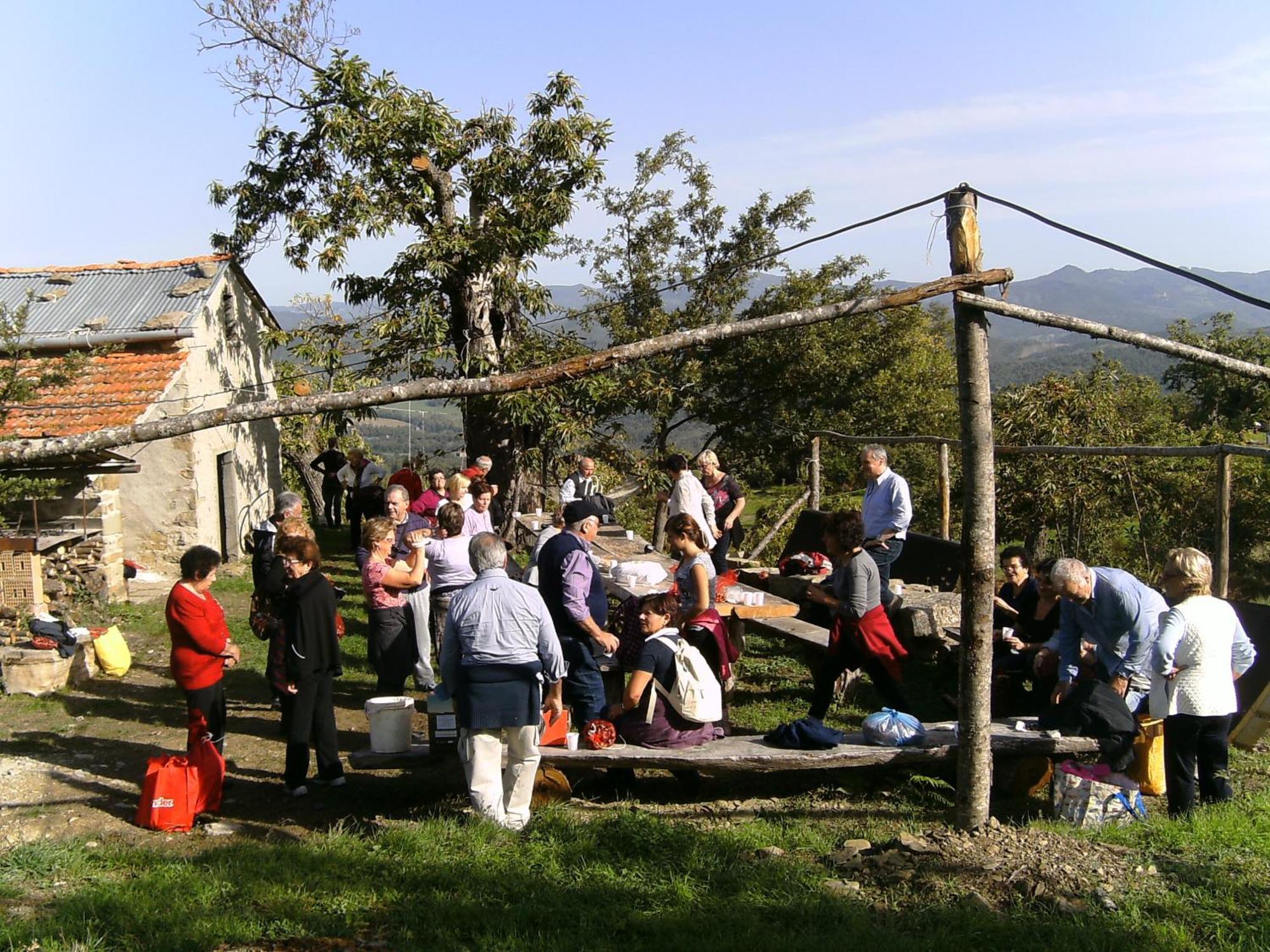 Agriturismo La Casina Caprese Michelangelo Bagian luar foto